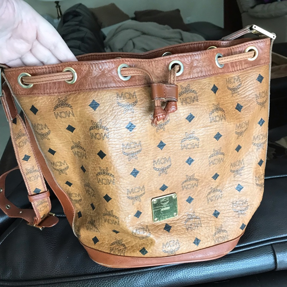 MCM bucket bag